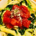 ★☆★りさ★☆★'s cooksnap of when they made 春野菜と タリアテッレ.