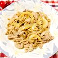 ☆さ☆く☆ら☆'s cooksnap of when they made 簡単！美味しい！酢玉ねぎ豚肉しめじ炒め.