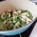 みゃじま's cooksnap of when they made ルクルーゼで白菜ツナ厚揚げの煮浸し♡.