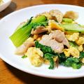 猫のオソマ's cooksnap of when they made チンゲン菜と豚肉のオイスターソース炒め♥.