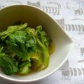 ゆきらっくま's cooksnap of when they made 水なし☆　レタスの煮びたし.