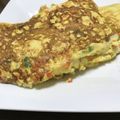 なるこォ's cooksnap of when they made チーズオムレツ風☆卵焼きマヨケチャ♪.