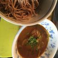 kotahoo's cooksnap of when they made 本日の朝 カレーつけ蕎麦.