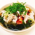 今日の嫁ちゃん's cooksnap of when they made 【ダイエットに】しらたきの冷麺風.