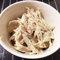 えと☆ち's cooksnap of when they made ごぼうとベーコンのサラダ.