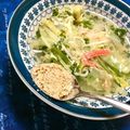 ふたごゆき's cooksnap of when they made キャベツと水菜の卵スープ.