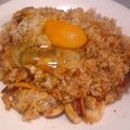 くっちゃらん's cooksnap of when they made イカキムチ生卵のせ♡チャーハン.