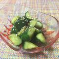 みじょーん's cooksnap of when they made ごま油香るきゅうり浅漬け.