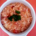 くちびるパパ's cooksnap of when they made 夏バテ防止にも・超簡単トマトリゾット.