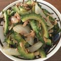 クックD8PL6L☆'s cooksnap of when they made ゴーヤの炒めもの〜塩こぶ味.
