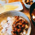 ささなお's cooksnap of when they made 梅納豆ご飯.