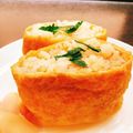 まあっこ's cooksnap of when they made 焼鮭と岩下の新生姜で☆旨味お稲荷さん♫.