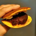 クックBNQ5PD☆'s cooksnap of when they made ふわっもちっ♥洋風あんバターどら焼き.