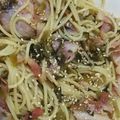 うずしろ's cooksnap of when they made 高菜の和風パスタ.