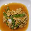 オマケスキ−'s cooksnap of when they made ＊絹さやの卵とじ＊.
