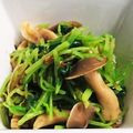 食いしん坊あー's cooksnap of when they made 三ツ葉としめじのお浸し.