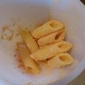 ahirunrunr's cooksnap of when they made マカロニきな粉.
