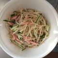 ☆mizcop☆'s cooksnap of when they made 簡単☆ヘルシー☆もやしときゅうりのナムル.