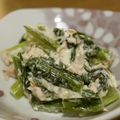 yo1125's cooksnap of when they made すぐ出来3分♡小松菜とツナのマヨ味噌和え.