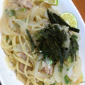 テトラ☆ポット's cooksnap of when they made 和風パスタバター醤油味/すだちを絞って.