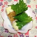 ぽぽきゅ's cooksnap of when they made 竹輪ハム大葉ポテトサラダ巻き.
