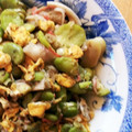 みしゃる丸's cooksnap of when they made 海老とそら豆と卵の炒め物.