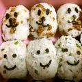 ☆Rokko☆'s cooksnap of when they made 必要なのは海苔だけ！キャラおにぎり.