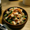 もものはちみつ's cooksnap of when they made 【冷蔵庫掃除】いんげんとにんじんの白和え.