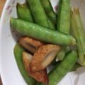 ルルルるか☆'s cooksnap of when they made ノンオイル♪スナップエンドウとちくわ炒め.