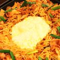 moananae's cooksnap of when they made チーズタッカルビ風♪豚キムチ焼きそば.