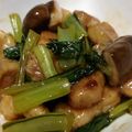 のんsummer's cooksnap of when they made 超簡単　豚バラブロックと椎茸小松菜炒め.