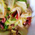 pandaimama's cooksnap of when they made 簡単♪イカとキャベツのにんにく醤油炒め.