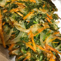 蜂蜜紅茶's cooksnap of when they made さくさく♡人参葉のかき揚げ(*´∀｀*).
