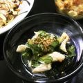 雨です's cooksnap of when they made 生姜たっぷりで、キュウリとささみの酢の物.