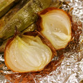 ＊実月＊'s cooksnap of when they made 焼くだけ！新玉ねぎの☆皮ごと黒焼き.
