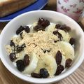 ☆あいちゃん's cooksnap of when they made バナナレーズンきな粉ヨーグルト♡.