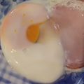 RUKA37's cooksnap of when they made 朝食に！レンジで１分★目玉焼き、ハム卵.
