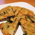 eriko720's cooksnap of when they made 混ぜて焼くだけ！簡単節約チヂミ♫.