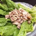 tsuna_P27's cooksnap of when they made 豆腐とひき肉の甘辛味噌そぼろのレタス巻き.
