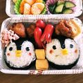 Manakono's cooksnap of when they made キャラ弁☆ペンギン.