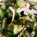 ありんかママ's cooksnap of when they made 副菜＊茗荷・きゅうり・ハムの酢の物.