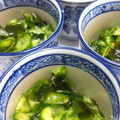 qzb01402's cooksnap of when they made おばあちゃん 胡瓜とわかめの酢の物.