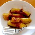 noncha5656's cooksnap of when they made 焼きバナナ.