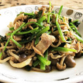 ふわふわくうたろう's cooksnap of when they made ほうれん草の豚しゃぶ塩炒め☆ごま油風味.