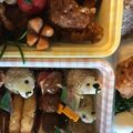 かつをだ's cooksnap of when they made お弁当に＊はりねずみの親子＊.