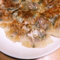 ユキラキラ☆'s cooksnap of when they made ニラとキャベツたっぷり餃子.