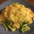 ちゃおわん's cooksnap of when they made チンゲン菜のかに玉あんかけ.