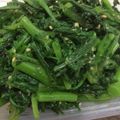 チビねこ12's cooksnap of when they made 簡単美味しい☆春菊の胡麻和え.