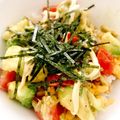 ねこのともだち's cooksnap of when they made 簡単♬アボカドとツナとトマトのナムル.