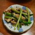 クックUO8BQV☆'s cooksnap of when they made 豚肉とアスパラのガーリックオイマヨ炒め.